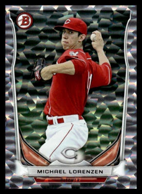 2014 Bowman Draft Michael Lorenzen  Silver Ice Parallel TP-58 Cincinnati Reds - Image 1 of 2