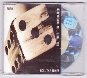 Rush Roll The Bones Limited Edition Hologram Cd Single - Picture 1 of 2