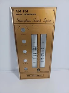 Vintage JVC 225 Delmonico Radio Parts - FacePlate Only! - Picture 1 of 8