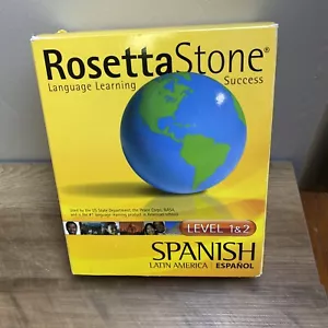Rosetta Stone Spanish Latin America 1+2 Personal Edition for PC, Mac - Picture 1 of 4