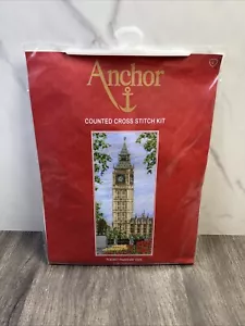 Anchor "Westminster Clock" Big Ben Vintage Cross Stitch Kit New #PCE0803 - Picture 1 of 5