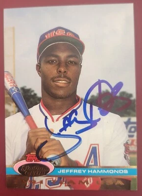JEFFREY HAMMONDS SIGNED AUTOGRAPHED 2000 TOPPS STADIUM CLUB CARD # 124 - Image 1 of 3