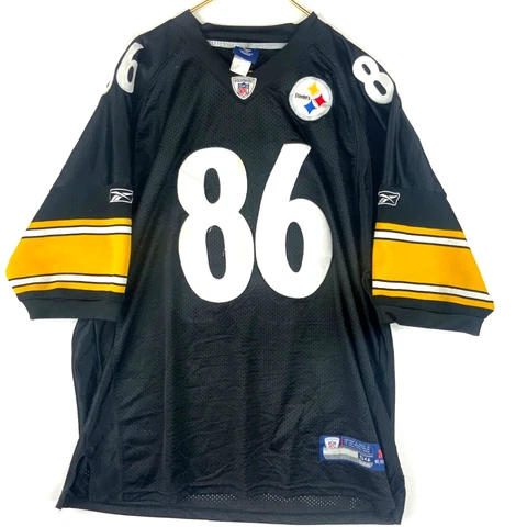 Vintage Pittsburgh Steelers Hines Ward Reebok On Field Jersey Size 54 Black Nfl Cover