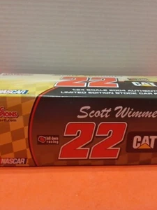 2004 Scott Wimmer Racing Champions Authentics 1/24 CAT Diecast Nascar NEW - Picture 1 of 7
