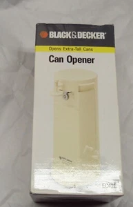 Brand New Black & Decker Extra Tall Can Electric Can Opener EC42 Beige - Picture 1 of 2