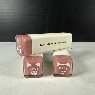 Covergirl Katy Perry Katy Kat Matte Lipstick Sphynx KP01 Cover Girl- 3 Pack💄 - Image 1 of 2