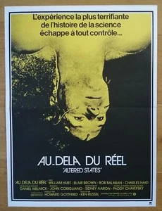 AU DELA DU REEL affiche cinema originale sci-fi ALTERED STATES '81 - Picture 1 of 1