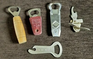 Vintage Set of 5 soviet bottle openers and can openers of the ussr - Picture 1 of 12