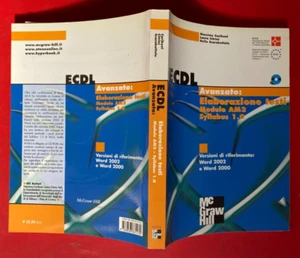 ECDL AVANZATO ELABORAZIONE TESTI AM3 SYLLABUS Ed. McGraw Hill (2003) Libro NO CD - Imagen 1 de 8