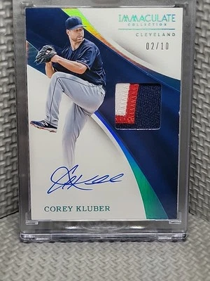 2017 Panini Immaculate Corey Kluber  02/10 RPA #IMS-CK 🔥 🔥  - Image 1 of 2