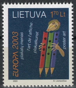 LITUANIA 2003 Europa MNH** - Picture 1 of 1