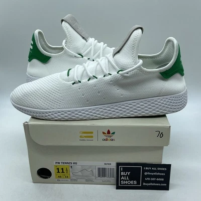 Talla 11.5 - Pharrell x Adidas Tenis Hu Verde (BA7828) Foto 1 de 4