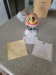 1996 Blackhawks Hockey Helmet Signed Stan Mikita Lidded Stein NHL Limited Ed COA - Picture 1 of 8