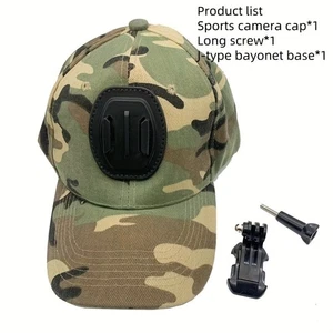 Hands-free Camera Hat Ideal for Outdoor Adventures with Various Action Cameras - Picture 1 of 18