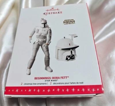Juego de adornos Hallmark Disney Star Wars Beginnings Boba Fett 2016 SDCC LE 3350 Foto 1 de 2