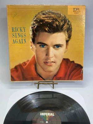 Ricky Nelson Sings Again Vintage Vinyl LP 1958 Imperial Record LP-9061 - Image 1 of 4