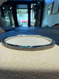 Massiver Armreif 950er Platin mit 1,45 Karat hochfeinen Brillanten - Bild 1 von 14