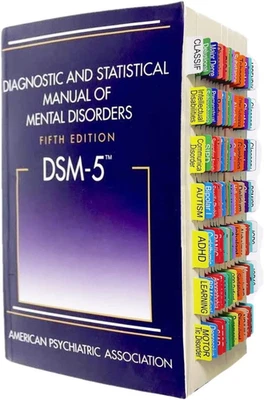 Index Tabs for DSM-5, 96 Diagnosis Disorders with Page Markers, Solid Color - Image 1 of 4