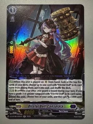 CARDFIGHT VANGUARD DIREFUL DOLL CONSOLATA (DARK STATES) DZ-BT08/025EN RR - Image 1 of 4