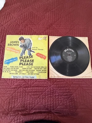 JAMES BROWN AND HIS FAMOUS FLAMES - PLEASE PLEASE PLEASE Vinyl KING 909 MONO Foto 1 de 4