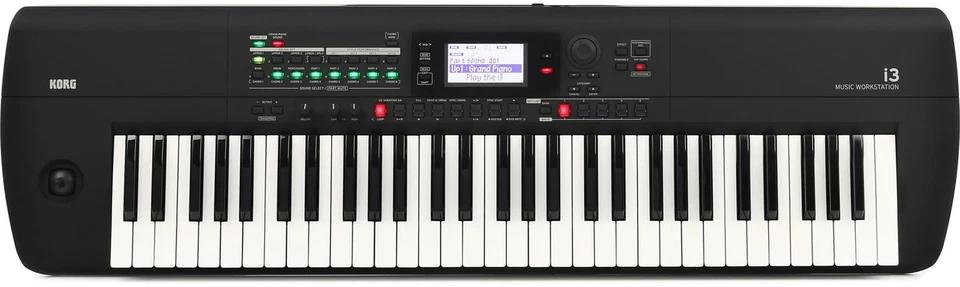 Korg i3 Workstation Keyboard - 哑光 黑色 — 第 1/1 张图片