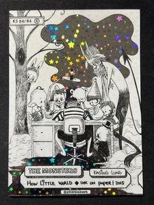2022 How2work Trading Card The Monsters Kasing Lung ink on paper #84/84 - Picture 1 of 2