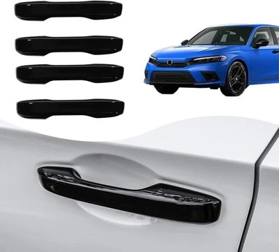 4x Cubiertas de manija de puerta con llave inteligente delantera para Honda HR-V 2023 2024 2025 2026 Foto 1 de 4