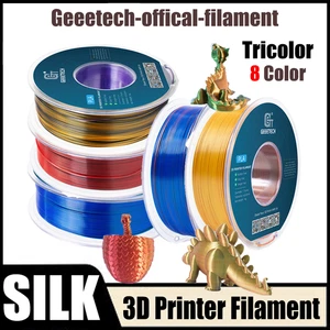 Geeetech 3D Printer Filament Silk PLA Tricolor 1.75mm 1KG/roll Consumables - Picture 1 of 19