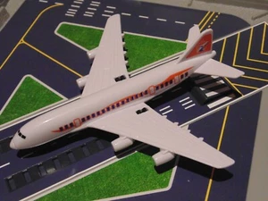Rev Boeing 707 Plane – A&T Airlines Medium Plastic White & Orange – Used - Picture 1 of 5
