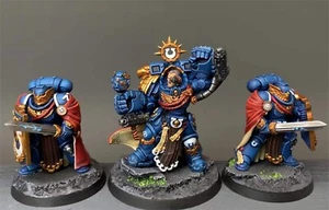 Marneus Calgar mit Victrix Honour Guard Space Marines Warhammer 40K pro Painted - Bild 1 von 7