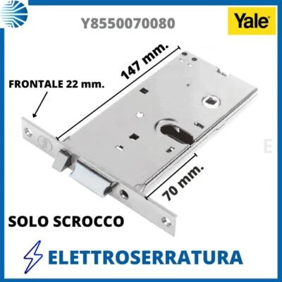 Serratura elettrica elettronica elettroserratura porta per cancello 12v yale Y85 - Immagine 1 di 3