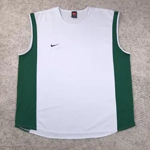 Nike Alpha Project Basketball Jersey Mens 3XL Practice White Green Made In USA - Picture 1 of 10