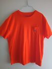 Polo Ralph Lauren T Shirt Mens Size L Orange Short Sleeve Pocket Tee Pony Casual