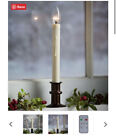 Adjustable Window Hugger Candles, Set of 4 with Remote - Bronze