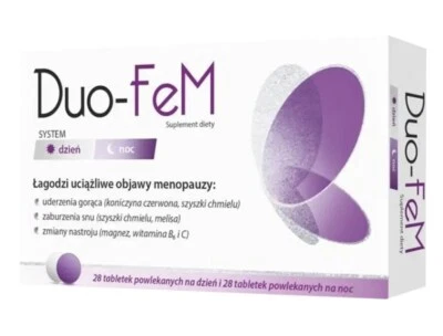 ZDROVIT Duo Fem Menopause Wechseljahr Hitzewallungen Müdigkeit 28 Tag + 28 Nacht Tab.