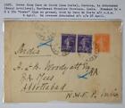 FRANCE COVER 1925 CORSICA TO NORTH WEST FRONTIER PROVINCE INDIA ABBOTABAD (F134)