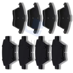 Front Rear Ceramic Pads Brake Hardwear For 2010-2014 Volkswagen Jetta Premium - Picture 1 of 12