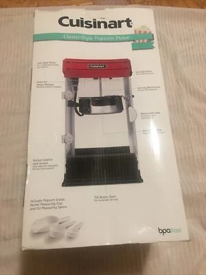 Cuisinart CPM-28 Classic-Style Popcorn Maker, Red - Image 1 of 4