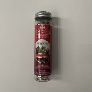 Scentsicles 6 Scented  Ornaments with Hooks  Snow Berry Wreath - Picture 1 of 1