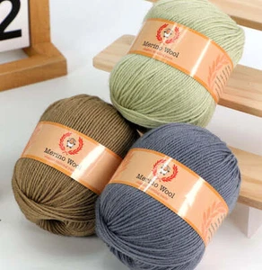 100% Merino Wool Yarn 10 Pack - Crafting Experience with Premium Quality - Picture 1 of 26