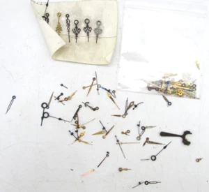 VINTAGE/ANTIQUE MULTICOLOR WATCH HANDS WATCH PARTS OR REPAIR LOT W66 - Picture 1 of 10