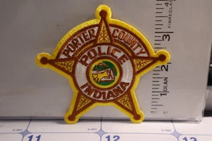 police patch PORTER COUNTY POLICE INDIANA - Picture 1 of 1