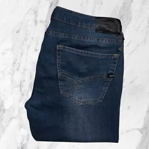GAS jeans Hombre Medi Oscuros Óptimo Estado Eslásticos Talla 36 W36/50 ita - Imagen 1 de 14
