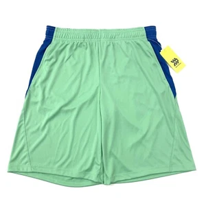 All in Motion Boys Size XL 16 Train Short Drawstring Pockets Blue Green - Picture 1 of 8
