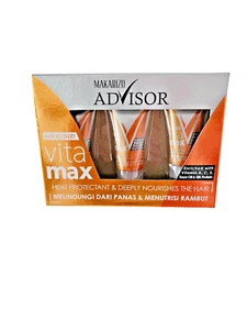 [MAKARIZO] Asesor Recuperación Cabello Vitamina Cabello + Protector Térmico. Pack de 3. - Imagen 1 de 7