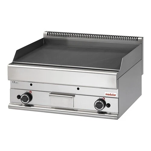 modular 650 Gas-Grillplatte 11,4kw Erdgas 700x650x280 Bratfläche glatt - Bild 1 von 1
