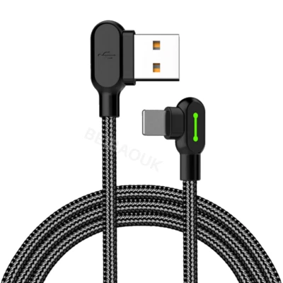 3 Pack Mcdodo 90 Degree USB Cable Lot LED Fast Charge Data For iPhone Charger SE - Image 1 of 4