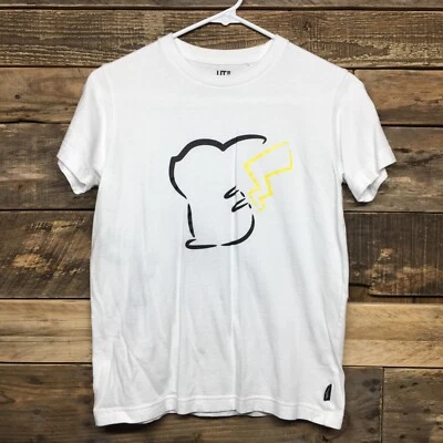 Pokemon Pickachu Lightning Bolt Silhouette T-Shirt Size 11-12 - Image 1 of 4