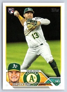 JORDAN DIAZ  A's RC 2023 TOPPS SERIES 2 #423 - Picture 1 of 2