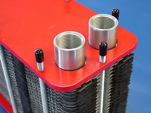 70kW Edelstahl Plattenwärmetauscher M3-54-20-A2 zerlegbar gedichtet geschraubt - Bild 1 von 4